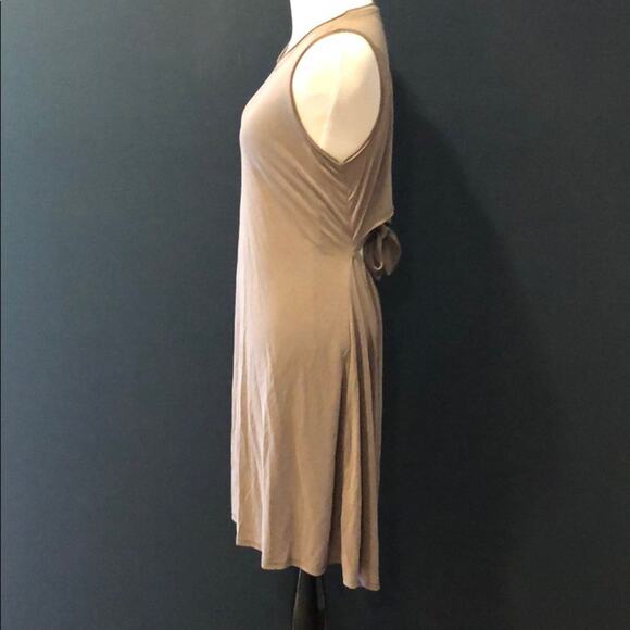 Rachel Roy Dress Back-Cutout Tie-Back Driftwood - Picture 4 of 5